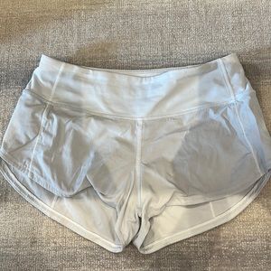 White Size 2 Lululemon Athletic Shorts